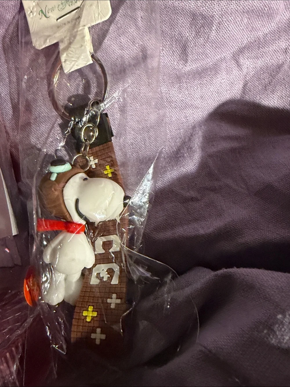 Light up Snoopy cup, and Snoopy keychain